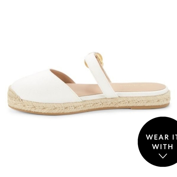 ๐ NWOT Stuart Weitzman Crystal Buckle Espadrilles - Picture 5 of 16